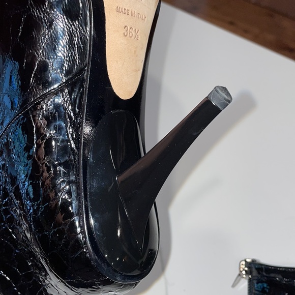 Jimmy Choo Patent Leather Ankle Boots - Picture 12 of 12